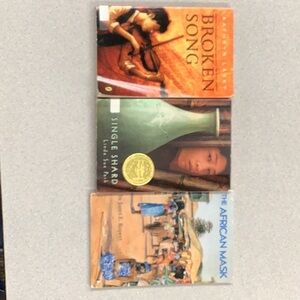 Set of Three Colorful Book Covers